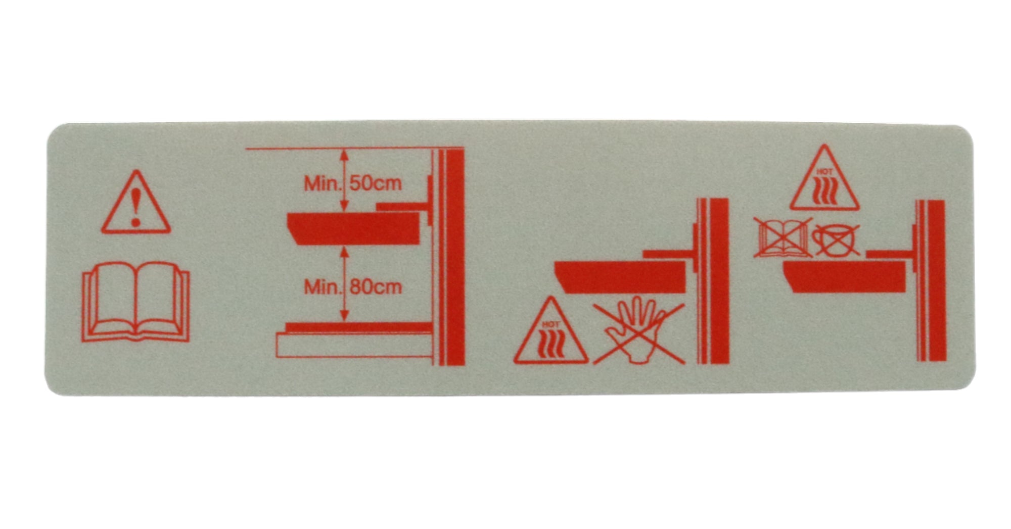 Ceratherm 600 Series Warning Label