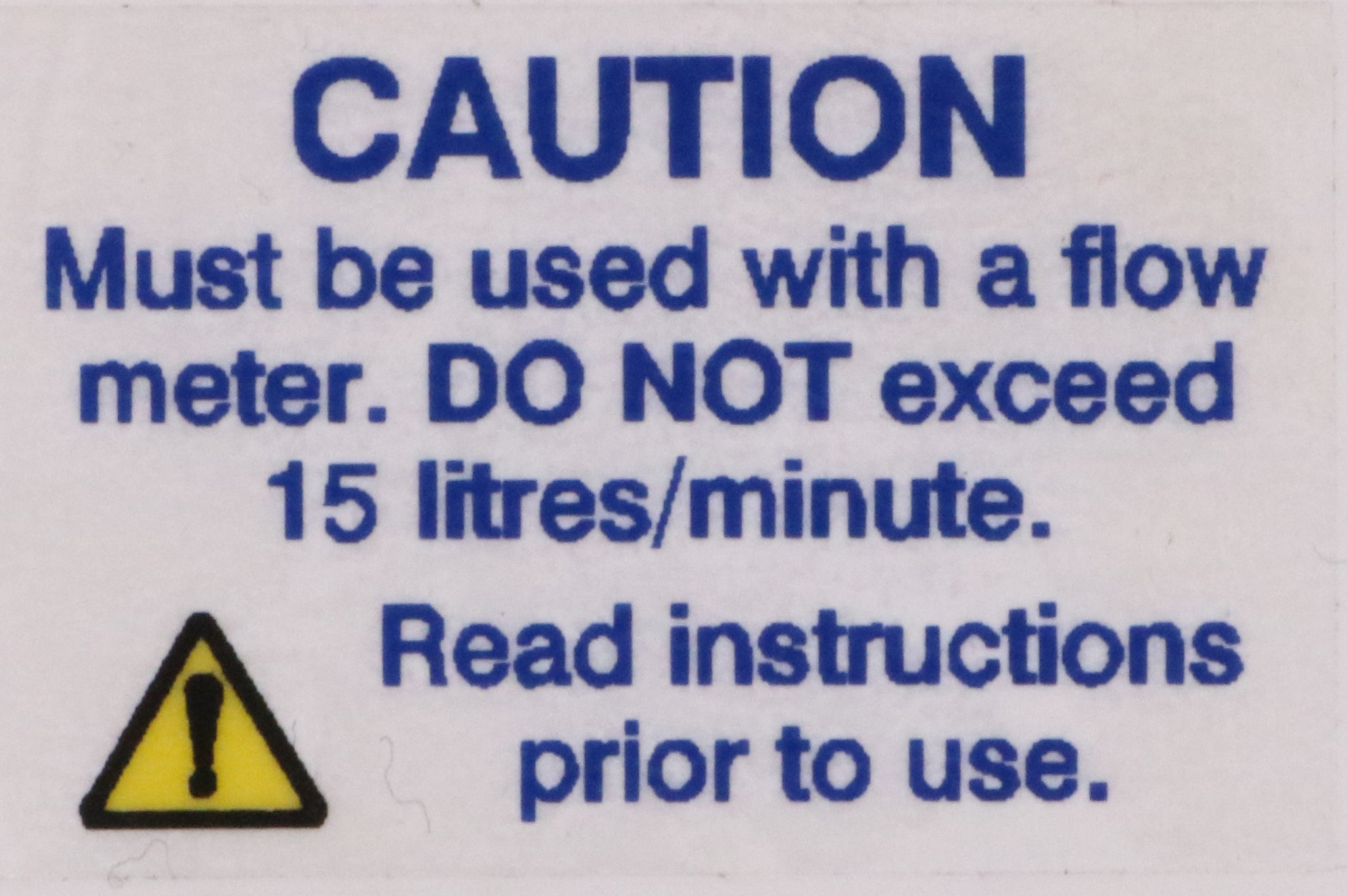 Label: CAUTION