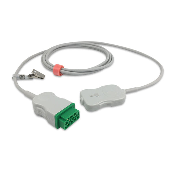 6018301 Foetal Doppler ECG Legplate Cable - comp. w/ GE - Philips