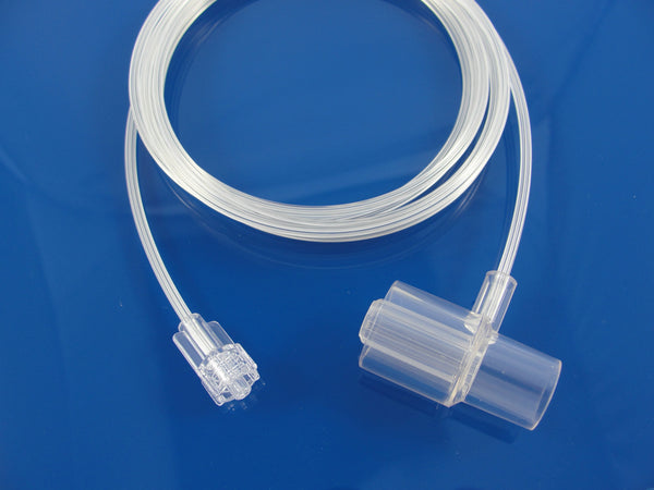 VersaStream Luer Lock Male CO2 Sampling Line with Airway Adapter - Infant < 4.0 mm – Long-Term