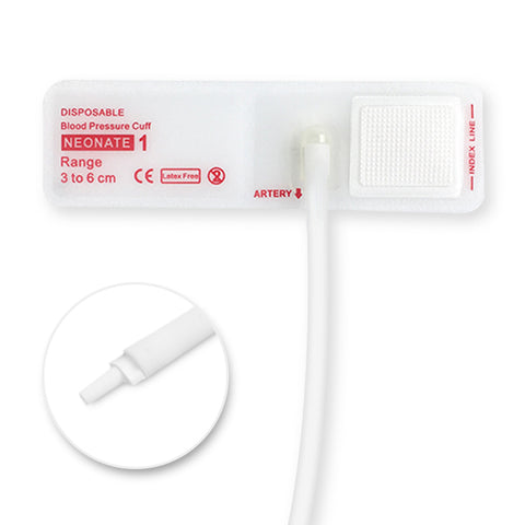 6013052 Disp. NIBP Cuff Dbl-Tube - Non-Woven Fabric - Neonatal (2)