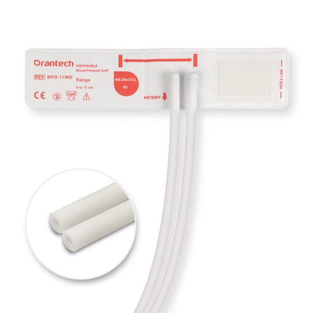 6013039 Disp. NIBP Cuff Sgl.-Tube - Non-Woven Fabric - Neonatal (2)