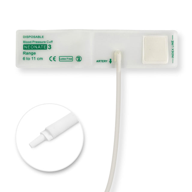 6013054 Disp. NIBP Cuff Dbl-Tube - Non-Woven Fabric - Neonatal (4)