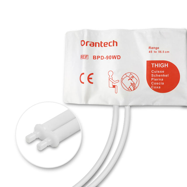6013217 Disp. NIBP Cuff Dbl-Tube - Non-Woven Fabric - Adult