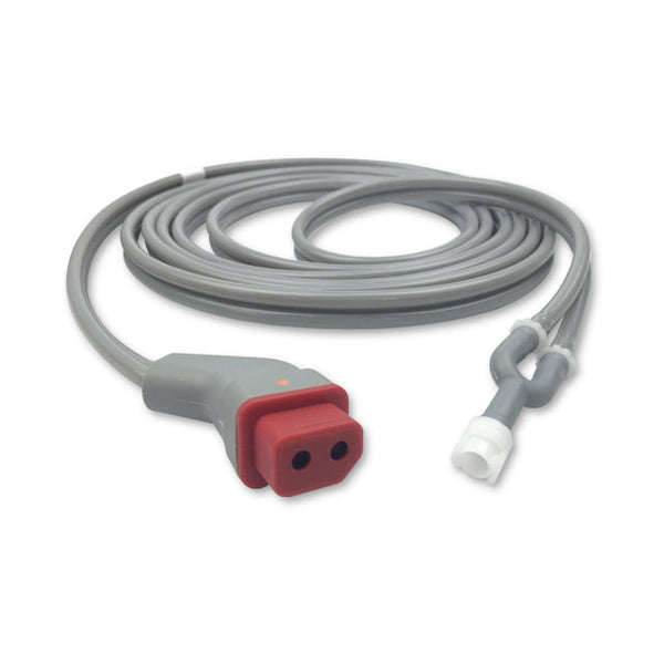 6014106 BP Hose comp. w/ Nihon Kohden - Dbl-tube - Adult