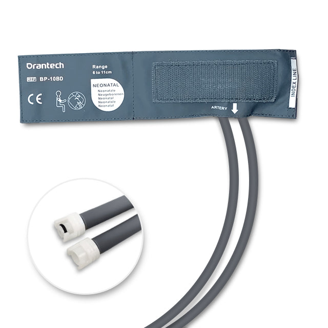 6013608 Reusable NIBP Cuff Dbl-Tube (with Bladder) - Neonatal