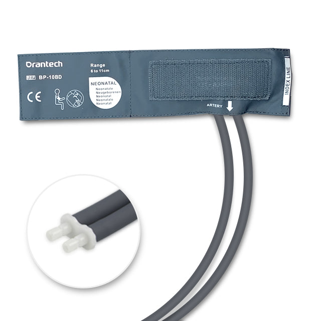 6013627 Reusable NIBP Cuff Dbl-Tube (with Bladder) - Neonatal