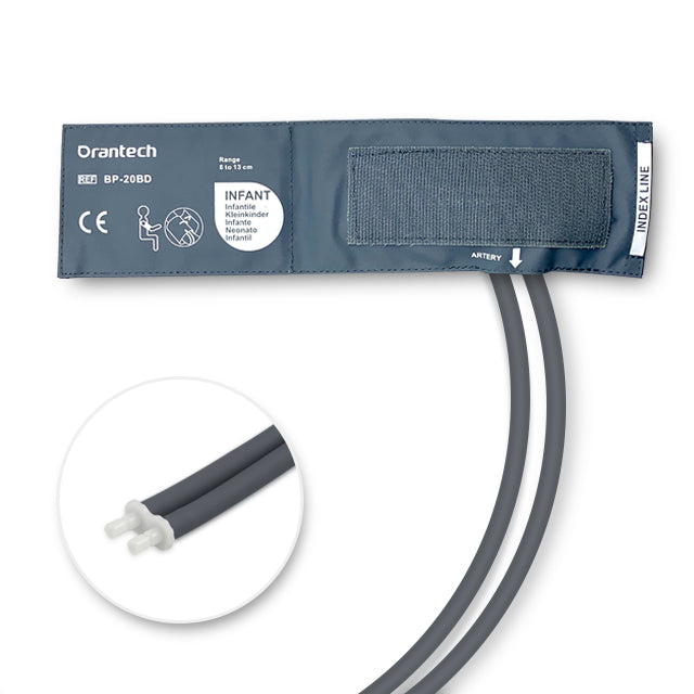 6013628 Reusable NIBP Cuff Dbl-Tube (with Bladder) - Infant