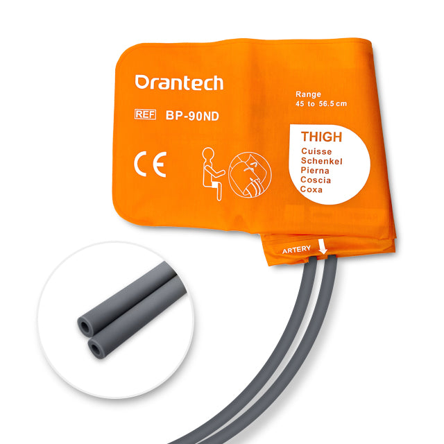 6013535 Reusable NIBP Cuff Dbl-Tube (without Bladder) - Thigh