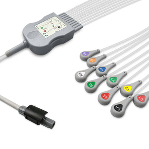 6018027 Patient Cable comp w/ Welch Allyn - 10-Leads (AHA)