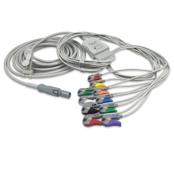 6017964 Patient Cable comp w/ Burdick - 10-Leads (AHA)