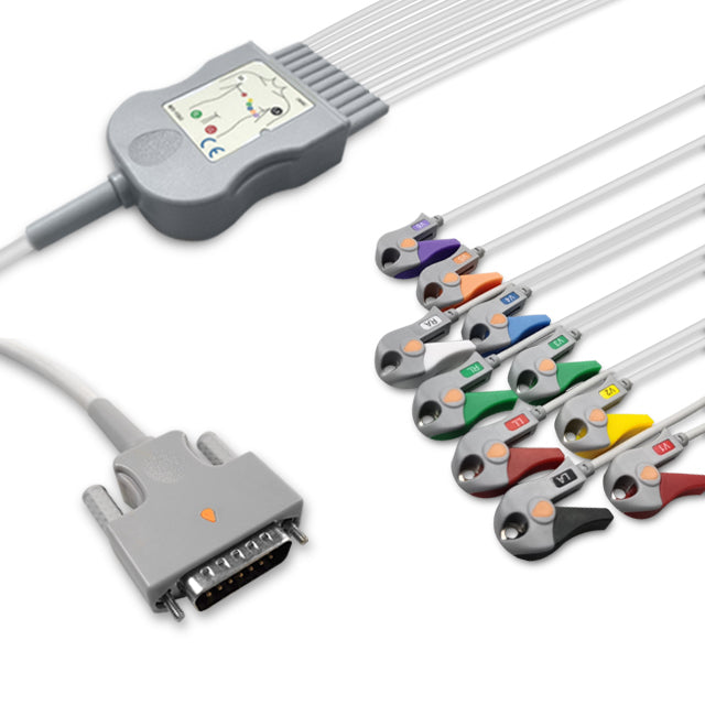 6017946 Patient Cable comp w/ Edan - 10-Leads (AHA)