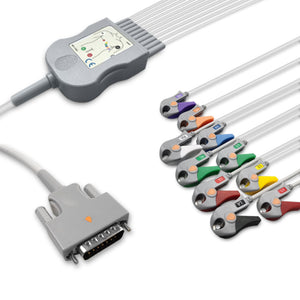 6017946 Patient Cable comp w/ Edan - 10-Leads (AHA)