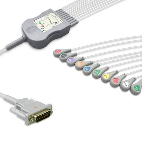 6017975 Patient Cable comp w/ Philips - 10-Leads (AHA)