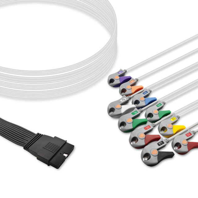 6017965 Patient Cable comp w/ Schiller - 10-Leads (AHA)