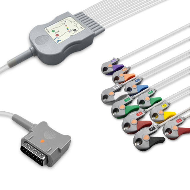 6017944 Patient Cable comp w/ Kenz - 10-Leads (AHA)