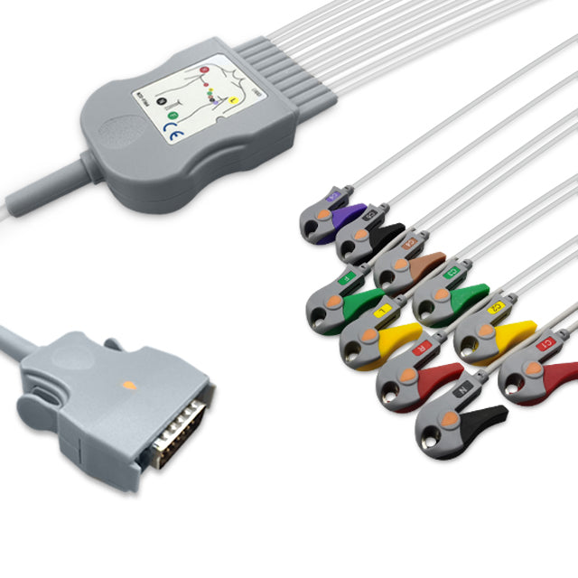 6017949 Patient Cable comp w/ Mortara - 10-Leads (IEC)
