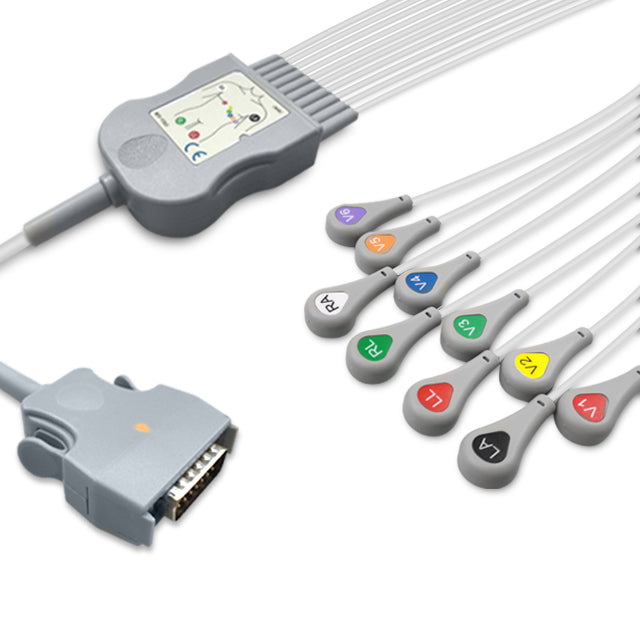 6018015 Patient Cable comp w/ Mortara - 10-Leads (AHA)
