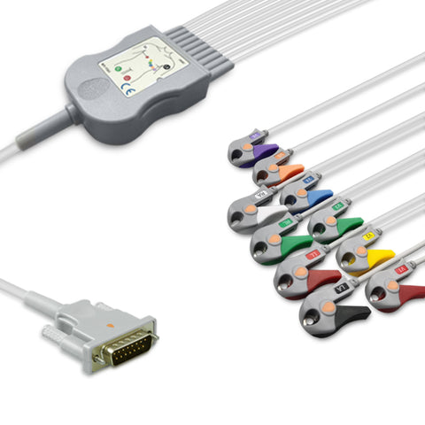 6017906 Patient Cable comp w/ Philips - 10-Leads (AHA)