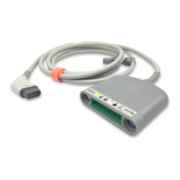 6018187 Patient Cable cw Draeger-Siemens ECG-6-lds+SpO2+Temp (SM) 2.5m