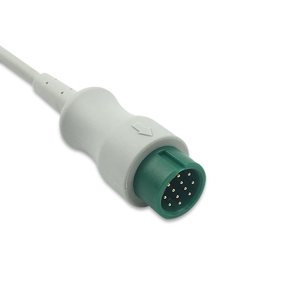 6016785 ECG Wires comp. w/ Biolight - D-Type - 3-leads (IEC)