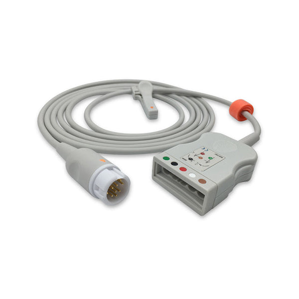 6016822 ECG Wires comp. w/ Philips - PH Type - 5-leads (AHA)