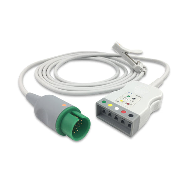 6016875 ECG Wires comp. w/ Spacelabs - SL-Type - 5-leads (IEC)