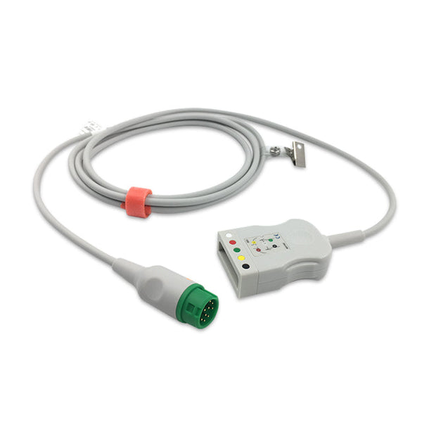 6016881 ECG Wires comp. w/ Mindray - MR-Type - 5-leads (IEC)