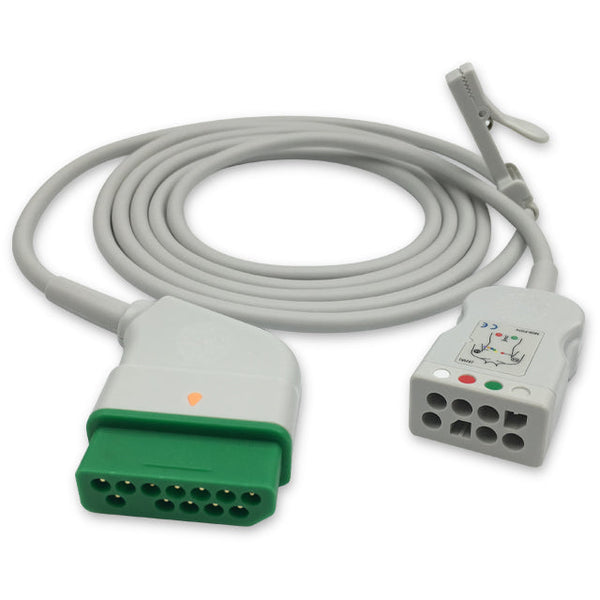 6017140 ECG Wires comp w/ Nihon Kohden - NKB-Type