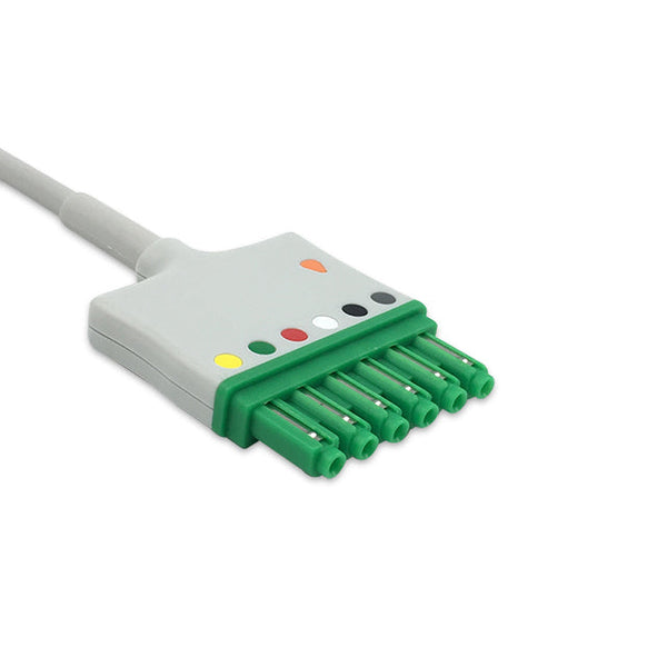6017143 ECG Wires comp w/ Draeger - DG-Type