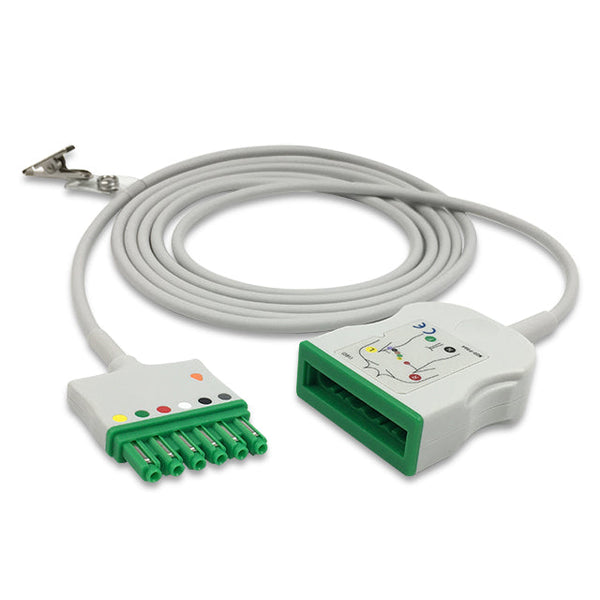 6017143 ECG Wires comp w/ Draeger - DG-Type