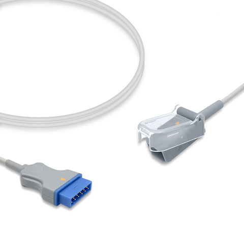 6010535 SpO2 Adapter Cable comp. w/ GE Marquette-Oximax - Nellcor