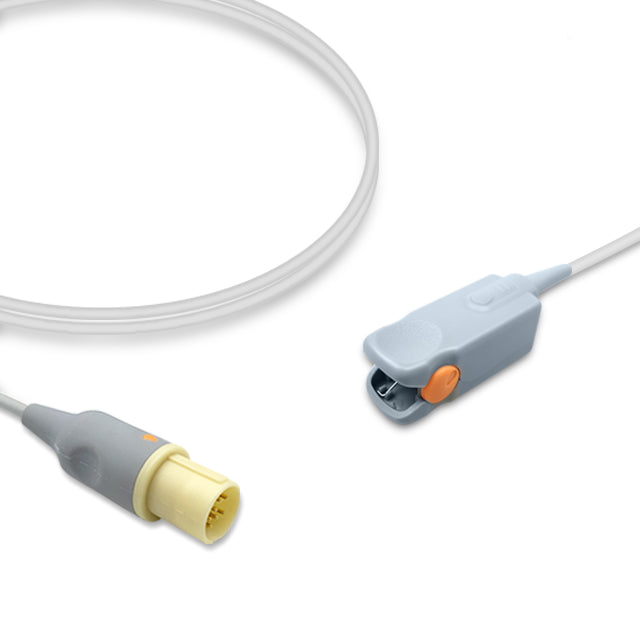6011487 Reus. SpO2 Sensor c/w GE Hellige-Oximax - Paed. Finger Clip