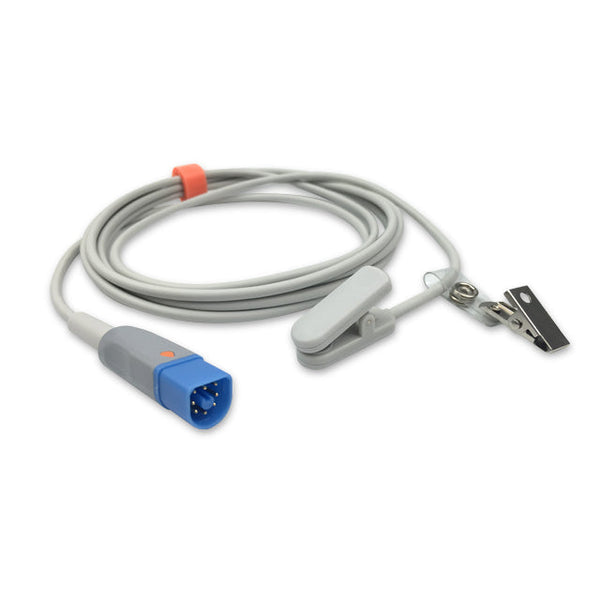 6012355 Reusable SpO2 comp w/ Philips - Adult Ear Clip