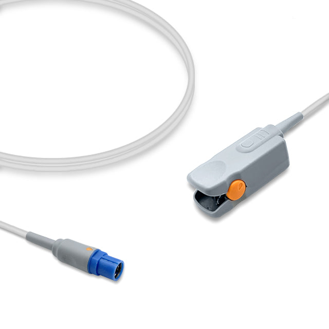 6011049 Reus. SpO2 Sensor comp. w/ Draeger Siemens - Adult Finger Clip