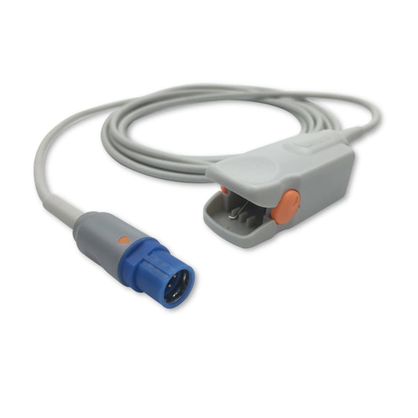 6011049 Reus. SpO2 Sensor comp. w/ Draeger Siemens - Adult Finger Clip