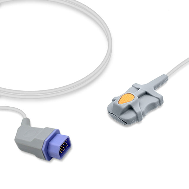 6011308 Reus. SpO2 Sensor comp. w/ Nihon Kohden-Oximax - Adt. Silicone