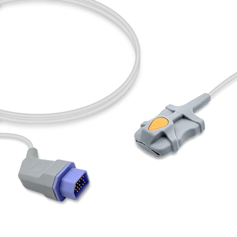 6011308 Reus. SpO2 Sensor comp. w/ Nihon Kohden-Oximax - Adt. Silicone