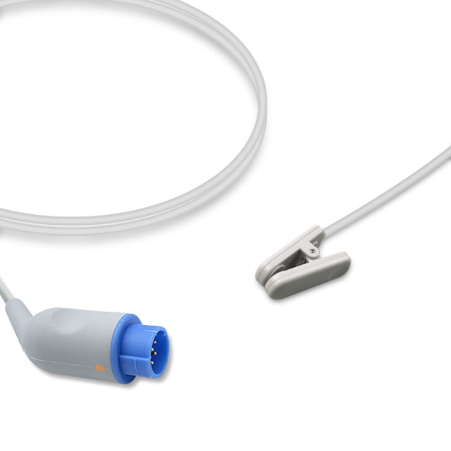 6012448 Reusable SpO2 comp w/ Emtel - Adult Ear Clip