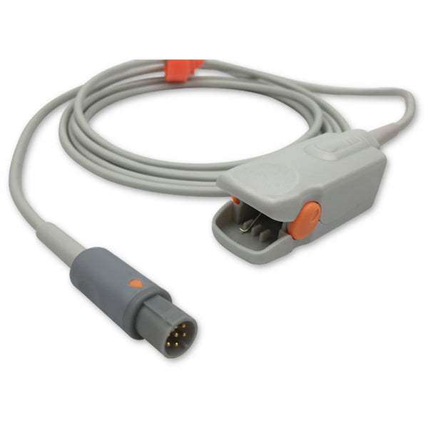 6011154 Reus. SpO2 Sensor c/w Welch Allyn-Oximax - Adt. Finger Clip