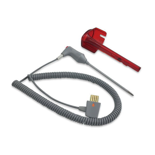 6018710 Reus. Temp Probe comp. w/ Welch Allyn - Smart - Rectum - Red