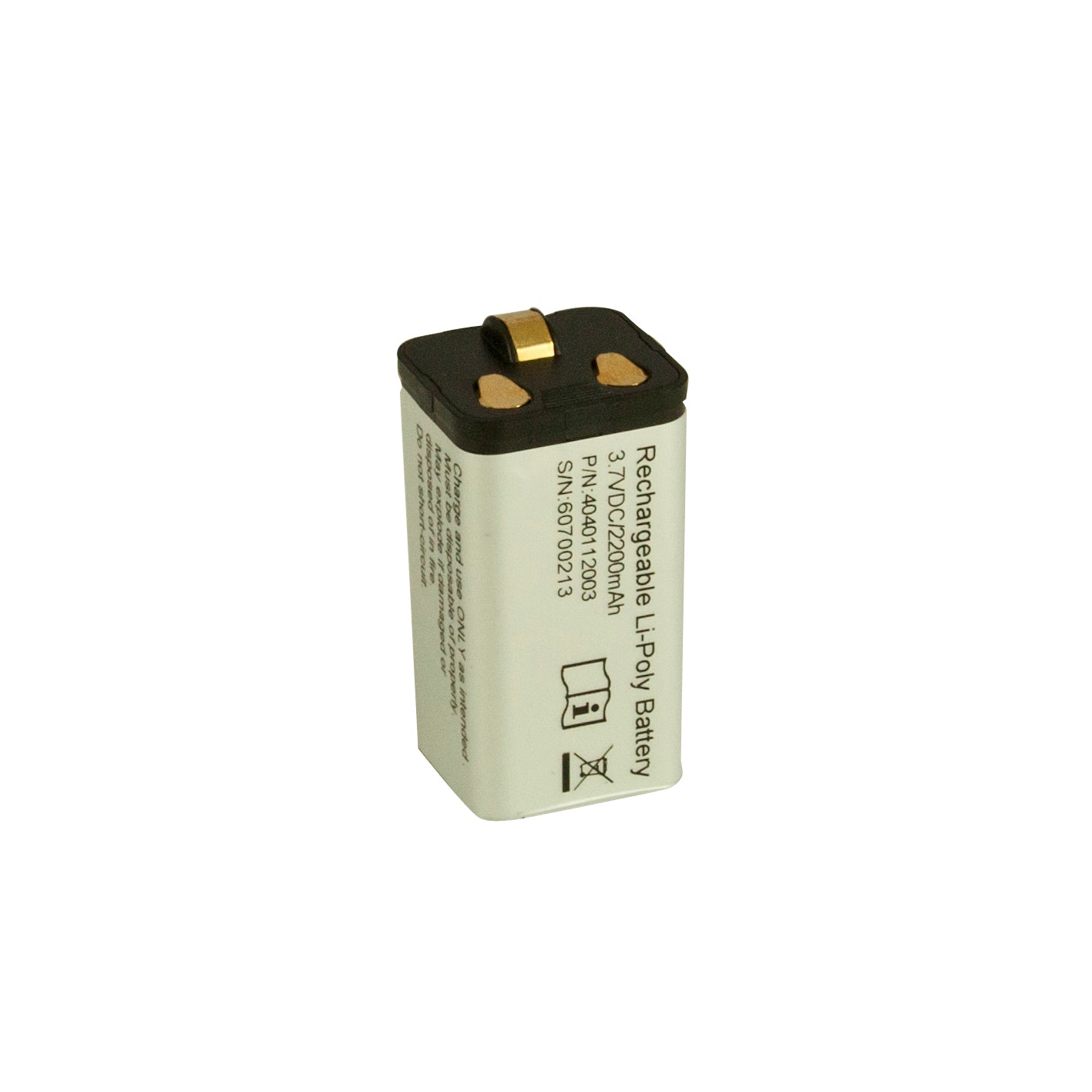 Rechargeable Li-Poly Battery for use with AlcoTrue P