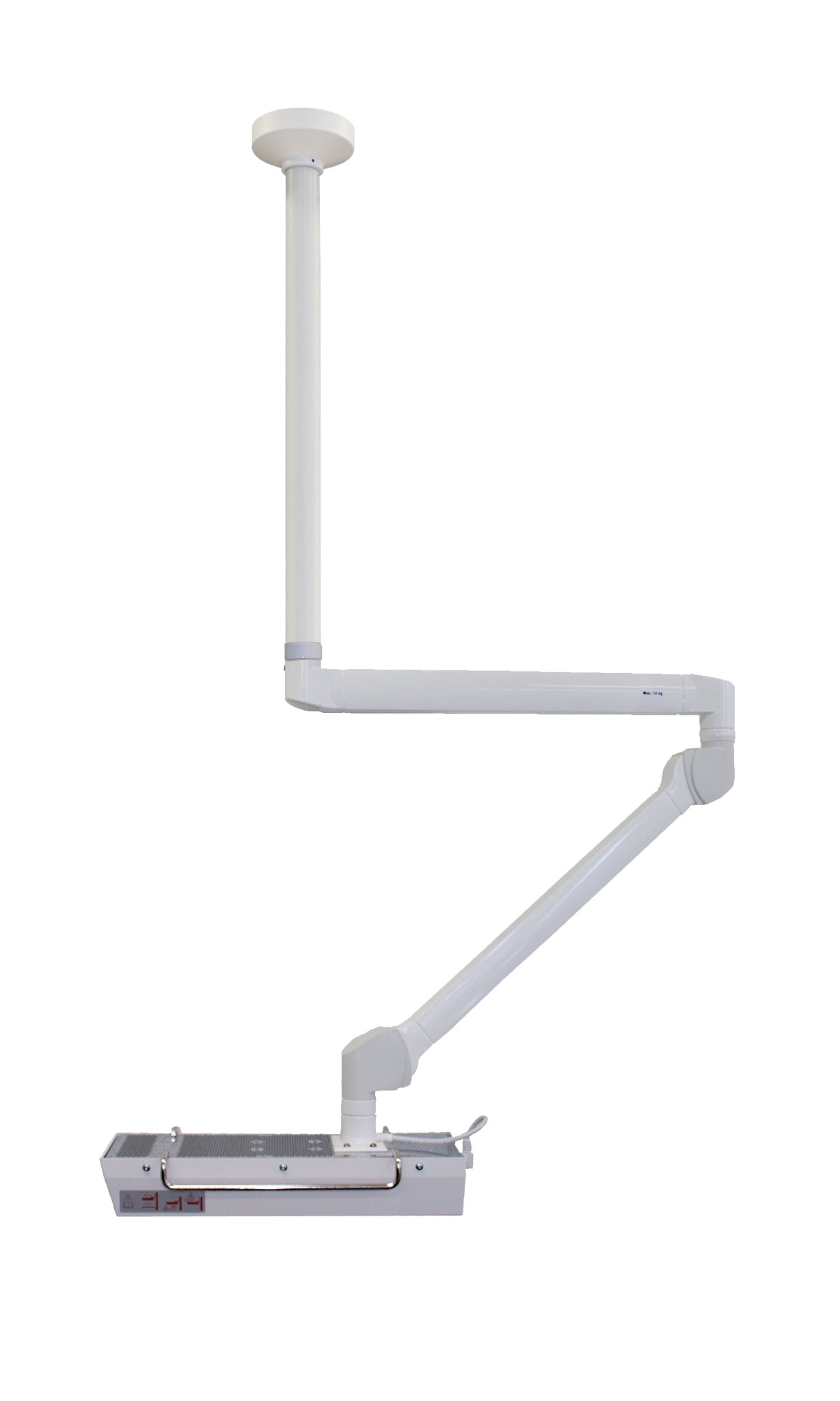 Radiant Warmer Ceratherm 600-3 with Double Jointed Arm and Ceiling Anchorage with Height Adjustment